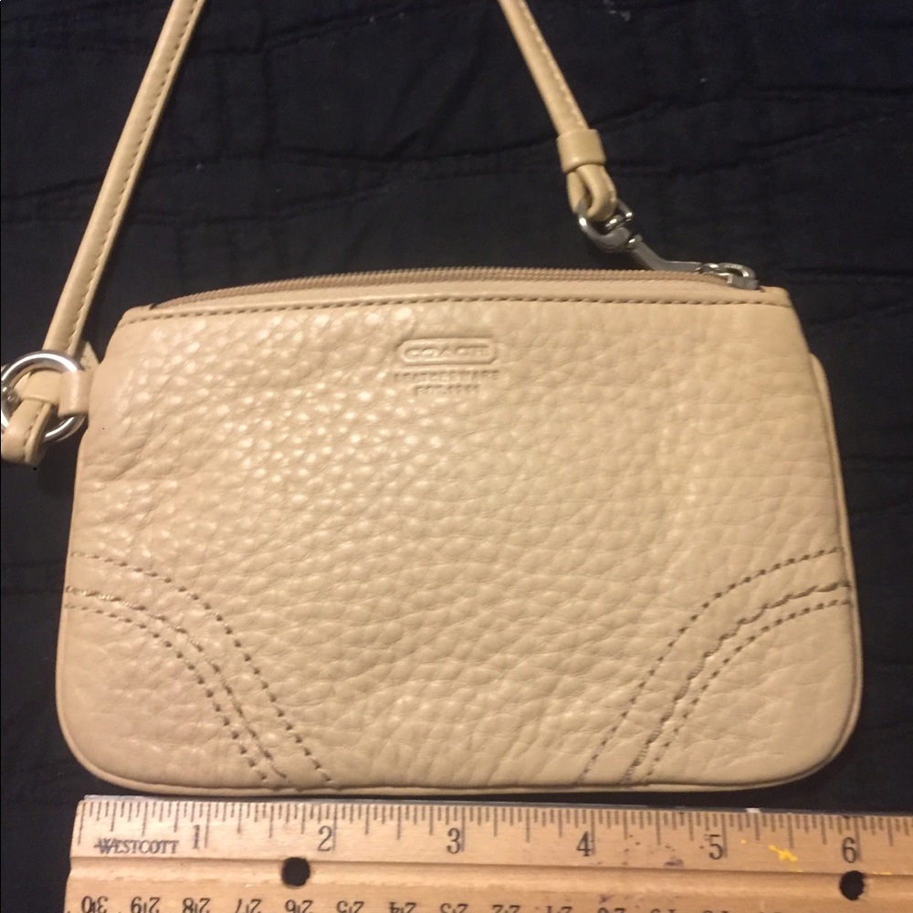 Basically new! Tan Wristlet!